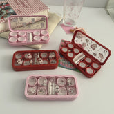 Husa colorata pentru lentile de contact Sweet Bunny Garden